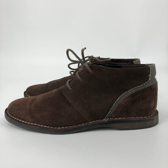 RJ Colt Brown Leather Suede Boots | Size 12 - Picture 4 of 5